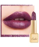 Oulac lipstick metallic gloss finish glitter lipstick purple with long-lasting 3D gloss intensive color creamy and moist formula vegan & cruples-free 4.3g (22) Virtual Violet Virtual Violet (22) - Buy Online on GoSupps.com