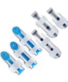 Metal Finger Splints Set - Finger Support for Adults & Children - Blue - 3 Sizes Available - Buy Online on GoSupps.com