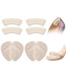 Metatarsal Pads for Women | Heel Inserts to Reduce Foot Pain & Prevent Sliding | Comfortable Shoe Inserts (Pale Apricot - Buy Online on GoSupps.com