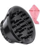 IREAL Universal Hair Diffuser - Foldable Attachment for Curly & Wavy Hair | Compatible with 1.65-3.14 Inch Hairdryers - Buy Online on GoSupps.com