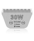 BESTBOMG 30 W Wide Removable Blades for Pet Grooming Compatible with Heiniger/Moser Max45/Andis/Oster A5 Cutting Length 1/50 Inch (0.5 mm) 30W 0.5mm - Buy Online on GoSupps.com