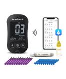 KetoSens Blood Ketone Monitoring Starter Kit with Bluetooth | Ideal for Keto Diet | Includes Meter, 10 Test Strips, Control Solution, Lancing Device, Lancets & Travel Case - Buy Online on GoSupps.com