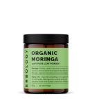 Erbology Organic Moringa Leaf Powder 90g - 45 Servings - Body Cleansing - Immunity Support - Rich in Calcium and Iron - Sustainably Sourced Straight from Farm in India - Small Batch - Vegan - GMO-Free - Buy Online on GoSupps.com