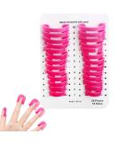 26pcs JIAMIAN Nail Polish Stencil & Cuticle Guard Set | Gel Nail Tips Forms | Anti-Spill Holder Clip Cap - Buy Online on GoSupps.com