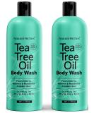 Natural Riches Tea Tree Body Wash - Itchy Skin Relief - Peppermint, Eucalyptus & Tea Tree Oil - Men & Women 2x16 fl oz - Buy Online on GoSupps.com