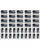 Thin Blue Line American Flag Tattoos - Police & Law Enforcement Support - Set of 40 - Buy Online on GoSupps.com