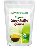 Organic Crispy Puffed Quinoa - Made in USA - Healthy Ancient Grain for Snacks, Soup, Cereal & Salad - 1 lb - Vegan, Gluten Free, Non GMO, Kosher - Buy Online on GoSupps.com
