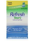 REFRESH TEARS Lubricant Eye Drops 0.5% 15 ml (2 Pack) - Soothing Relief for Dry Eyes - Fast Shipping Worldwide - Buy Online on GoSupps.com