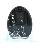 Silicone Ultrasonic Vibrating Facial Cleansing Brush & Face Massager - Rechargeable & Waterproof Electric Exfoliator for Anti-Aging (Gray) - Buy Online on GoSupps.com