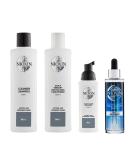 Nioxin System Kit 2 - Cleanse, Condition & Treat Scalp for Thicker Hair - 3 Month Supply + Night Density Rescue Serum - Buy Online on GoSupps.com