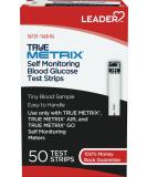 Leader True Metrix Blood Glucose Test Strips 50 Count - Self Monitoring - Box of 50 - Buy Online on GoSupps.com