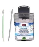 TOPMED ETS Dental Brush Teeth Pick Plastic Floss Toothpick Interdental Brush (300 Count) - Oral Care Solution - Buy Online on GoSupps.com