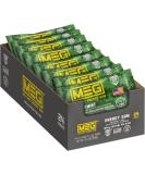 MEG - Military Energy Gum | 100mg of Caffeine Per Piece + Increase Energy + Boost Physical Performance + Spearmint 24 Pack (120 Count) Spearmint 5 Count (Pack of 24) - Buy Online on GoSupps.com