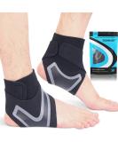 Beister Ankle Support Compression Brace - Breathable Neoprene Sleeve for Sports, Arthritis, Plantar Fasciitis - Medium, Pack of 2 - Buy Online on GoSupps.com