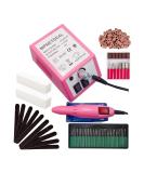 Electric Nail Drill Set for Acrylic and Gel Nails - Manicure Pedicure Kit in Pink - Buy Online on GoSupps.com