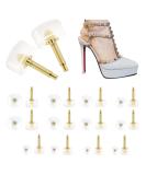 Keroius High Heel Tips - 12 Pairs Clear Stiletto Caps for Women's Shoe Repair - Buy Online on GoSupps.com