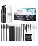 Lomansa Eyelash & Brow Color Kit - DIY Makeup at Home - 15ml Black Keratin Colors - Lasts 6 Weeks - Buy Online on GoSupps.com