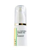 Revitalizing All Natural Botanical Face Serum | Hydrating Green Tea & Rosehip | Niacinamide & Hyaluronic Acid | Alcohol & Toxin-Free - Buy Online on GoSupps.com
