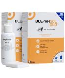 2 x Blephasol Duo 100 ml Micellar Eyelid Cleansing Lotion with 100 Lint-Free Pads | Effective and Gentle Cleansing for Make-Up Removal Inflamed and Sensitive Eyelids | Soap & Alcohol-Free - Buy Online on GoSupps.com