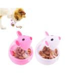 HUOXIG Cat Interactive Toy and Food Dispenser Treat Ball Cat Food Feeder Indoor Outdoor Cat Feeding Toys Transparent Mice Food Tumbler Pet interactive Toy Puzzle Play Toy Kids Toy -2PCS/Set - Buy Online on GoSupps.com