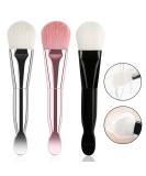 Silicone Face Mask Brush Set - 3 PCS Soft Fiber Applicators for Skincare Needs - Buy Online on GoSupps.com