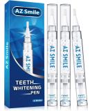 AZ Smile Teeth Whitening Pen - Set of 3 Pens for Brighter Smiles - Buy Online on GoSupps.com