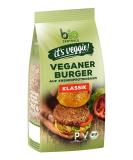 Biozentraler Veggie Burger Classic | Vegan Pea Protein Burger | High Protein | Soy-Free | Perfect for Roasting & Grilling | 170g (4 Burgers) - Buy Online on GoSupps.com