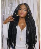 ToyoTress Marley Twist Braiding Hair 18 Inch - 6 Packs Black Synthetic Extensions for Faux Locs & Crochet Braids (1B-6P) - Buy Online on GoSupps.com