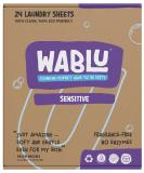 WABLU Fragrance Free Laundry Detergent Sheets | Non-BIO (no enzymes) | Hypoallergic | For use with sensitive skin and delicate fabrics | 24 Washes - Buy Online on GoSupps.com