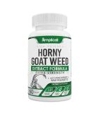 Horny Goat Weed Capsules - Natural Male & Female Enhancer with L-Arginine, Tongkat Ali, Panax Ginseng & Maca Root - Mood Boost & Energy Pills - 60 Count - Buy Online on GoSupps.com