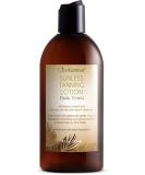 Sunless Tanning Lotion Dark Tones | Indoor Self- Tanner | Dark Tanning Lotion | Body Tanning Lotion | Sun Kiss Glow | Self-Tanning Lotion with Bronzer | Just Nutritive | 8 Oz - Buy Online on GoSupps.com