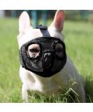 Jyhy Adjustable Muzzle for Flat-Nosed Dogs & Cats | Breathable & Comfortable | Perfect for Bulldogs Pugs & More - Size S (23-31cm) Black - Buy Online on GoSupps.com