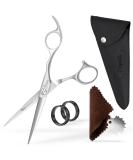 Fagaci 5-Inch Professional Hair Cutting Scissors - Sharp 440C Steel Hairdressing Shears for Precision Cutting - Buy Online on GoSupps.com