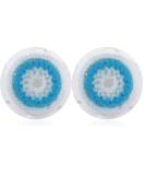 Facial Cleansing Brush Heads - Exfoliator for Acne Prone Skin, Enlarged Pores, and Sensitive Skin (Blue/2 Pack) - Buy Online on GoSupps.com