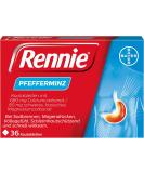 Rennie Peppermint Chewable Tablets - Relieve Heartburn & Acid Discomfort - 36 Pieces (International Shipping) - Buy Online on GoSupps.com