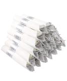 30 Pack Pre Rolled Napkins with Silver Plastic Cutlery Set - Premium Disposable Silverware with 30 Forks, 30 Knives, 30 Spoons, and Linen Like Napkins - Buy Online on GoSupps.com