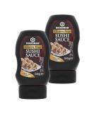 Sushi Sauce Gluten Free Soy Sauce Alternative bundle Containing 2 x 345g Kikkoman Brand Sushi Sauce Squeezy Bottles - Buy Online on GoSupps.com