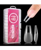 Buy AIMeili 432pcs Transparent Fake Nails - 12 Sizes Short Coffee Artificial Nail Tips for Acrylic & UV Gel Nail Art - Perfect for DIY Nail Designs - Buy Online on GoSupps.com