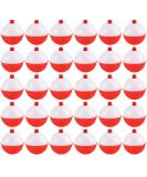 Coopay Fishing Bobbers Floats Set - 30pcs/60pcs Snap on Float Red/White Button Round Buoy Fishing Tackle Accessories 1.5inch - Buy Online on GoSupps.com