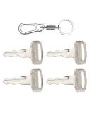 10L0L 4 Pack Ignition Keys for Yamaha G14 G16 G19 G20 G21 G29 Drive Golf Cart - OEM Replacement JU2-H2511-00 - Buy Online on GoSupps.com