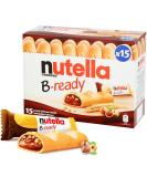 Nutella B-Ready x 15 Bars | Wafers Filles with Hazenut Cocoa | Easy Snack | On The Go to Work - Home Nutella Bars | Individually Wrapped | Easy to Go | Sold by EPL - Buy Online on GoSupps.com