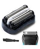 Braun Series 3 Compatible Replacement Heads & Accessories | Electric Shears & Cleaning Brush - Buy Online on GoSupps.com