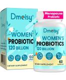 Menopause Supplements for Women | 120B CFU Probiotic & 13-in-1 Herbal Formula for Relief from Hot Flashes Night Sweats & Mood Swings - 60 Capsules - Buy Online on GoSupps.com