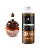 Premium Sugar-Free Food Coloring - 160ml Concentrated Liquid for Cakes Baking Cookies Macarons & DIY Projects (Brown) - Perfect for Easter Eggs & Tortendekoration - Buy Online on GoSupps.com