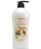 ARBORA Hand & Body Lotion PEACH 25.4OZ - Paraben Free Natural Ultra-Moisturizing Massage Lotion - Original from Korea - Shop Worldwide - Buy Online on GoSupps.com