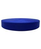 1 Inch Royal Blue Polypropylene Webbing - Ideal for Crafting, DIY Gear Repair - 25 Yard Roll - Buy Online on GoSupps.com