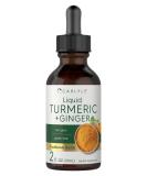 Carlyle Liquid Turmeric and Ginger Supplement 2 fl oz | Vegan | Non-GMO | Gluten Free - Buy Online on GoSupps.com
