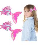 Mermaid Tail Hair Sparkling Pins - Pink Hair Clips for Women and Girls - Buy Online on GoSupps.com