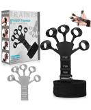 Finger Extensor Exerciser Hand Trainer Fingers Trainer 2 of Adjustable Silicone Hand Trainer Forearm Trainer Grippy Finger Trainer For improves the function and movement of the fingers - Buy Online on GoSupps.com