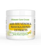 Bee Venom & Manuka Honey Ointment | Fast Acting Relief for Jock Itch Eczema Psoriasis & More - Natural Soothing Solution for Skin Rashes & Dryness - Buy Online on GoSupps.com